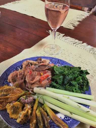 6. Our wild dinner with Rhubarb wine (960x1280)